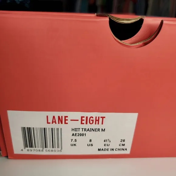 🆕 LANE EIGHT MEN'S 8 HITT TRAINERS ARTIC WHITE AE2001 ATHLETIC SHOES