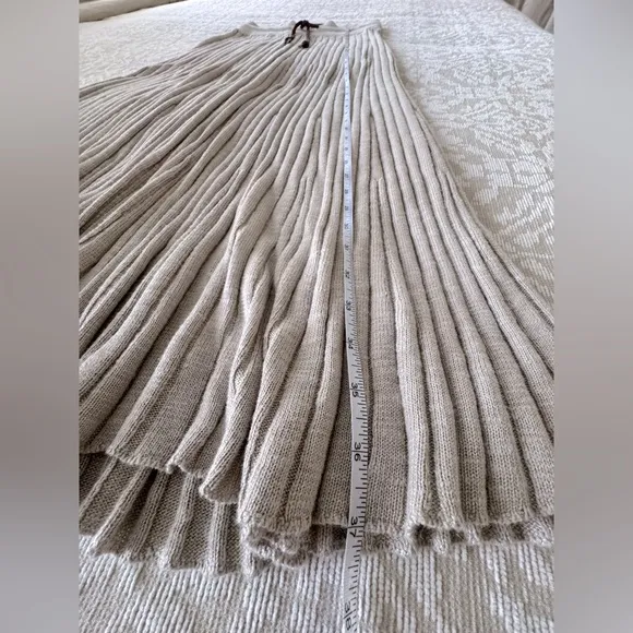 🆕 NWT Free People Tara Sweater Midi Skirt • Peyote • Small
