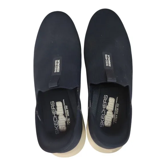 🔥 Skechers GO WALK Hyper Pillars Slip-Ins Sneakers Sz 13 Navy – Used, Excellent