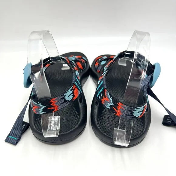 6W 6 WIDE WIDTH Chaco ZX/2 Classic Black Blue Orange Sandals Shoes