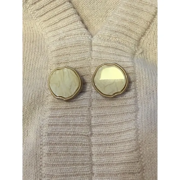A. Putnam Enza Washable Cashmere Pale Pink Midi Lightweight Sweater Dress Small
