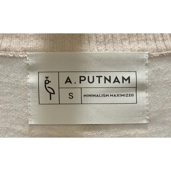 A. Putnam Enza Washable Cashmere Pale Pink Midi Lightweight Sweater Dress Small