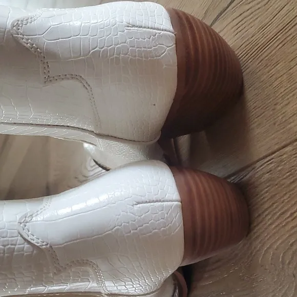 🆕A Rider Girl Dolce Croco Cream Boots‎