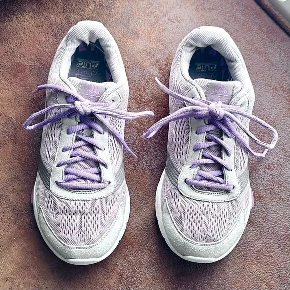 Abeo Spirit Ultra Light Spirit running shoes sneakers lavender and gray size 8