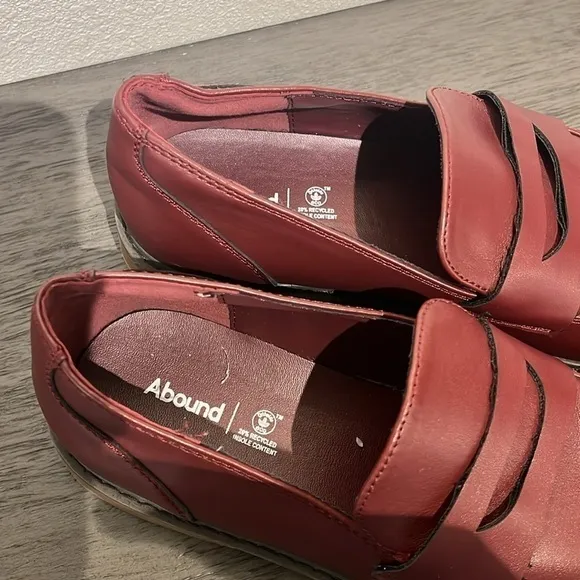 Abound Shoes Men Loafers Color Burgandy Sz 9