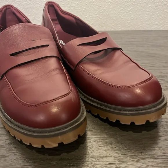 Abound Shoes Men Loafers Color Burgandy Sz 9