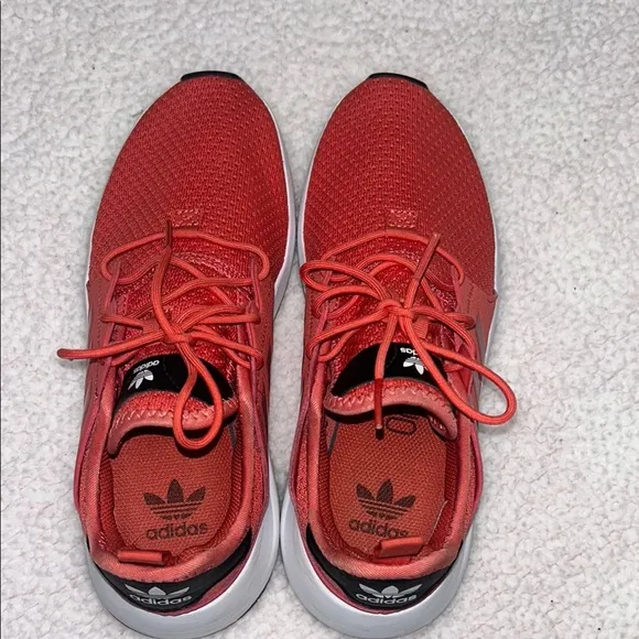 Adidas Black and Red Sneakers Modern Knit Design