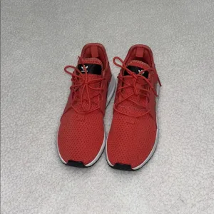 Adidas Black and Red Sneakers Modern Knit Design