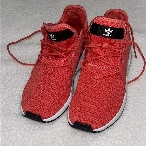 Adidas Black and Red Sneakers Modern Knit Design