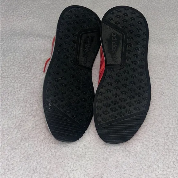Adidas Black and Red Sneakers Modern Knit Design