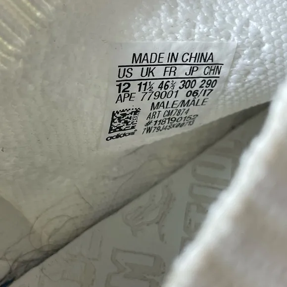 Adidas EQT Bait Equipment Mens White Ultra Boost Athletic Knit Sneakers Sz 12