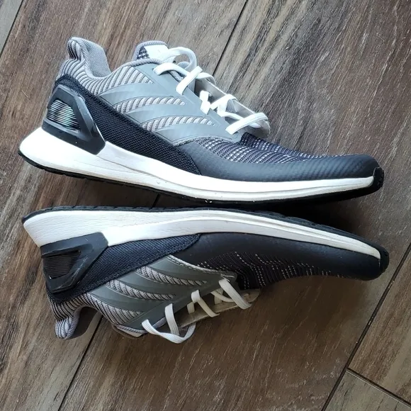 Adidas Mens RapidaRun Knit Athletic Trainer Running shoes sneakers sz 5.5