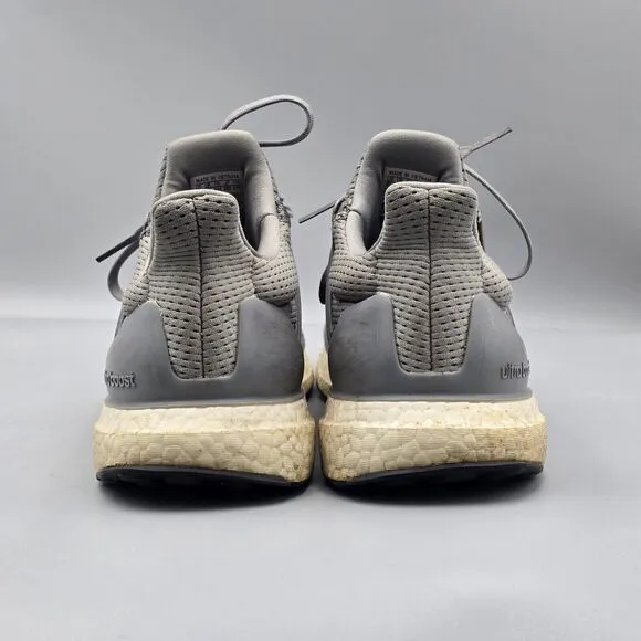 Adidas Men's Size 10.5 US UltraBoost 1.0 DNA Grey Knit Sneakers Shoes