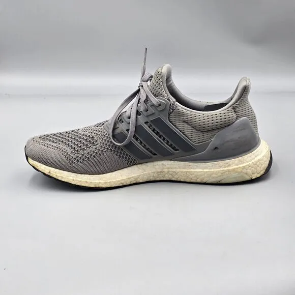 Adidas Men's Size 10.5 US UltraBoost 1.0 DNA Grey Knit Sneakers Shoes