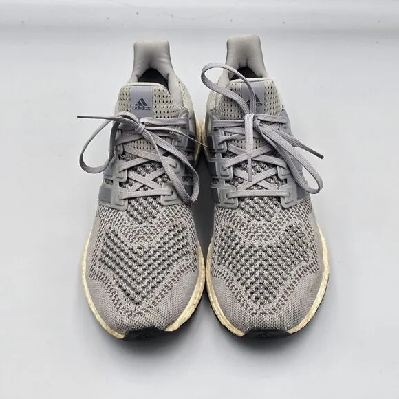 Adidas Men's Size 10.5 US UltraBoost 1.0 DNA Grey Knit Sneakers Shoes