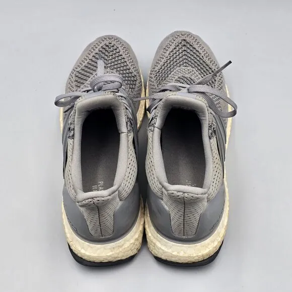 Adidas Men's Size 10.5 US UltraBoost 1.0 DNA Grey Knit Sneakers Shoes