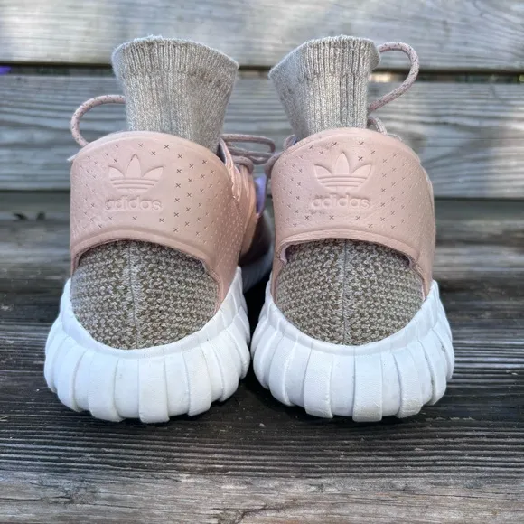 Adidas mens tubular doom prime knit sneakers pale nude 10.5