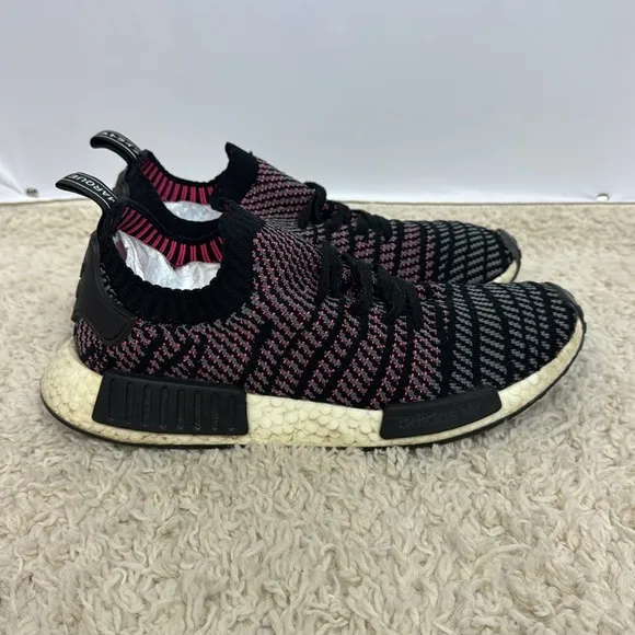 Adidas NMD R1 Black and Pink‎ Sneakers Size 9 Men’s