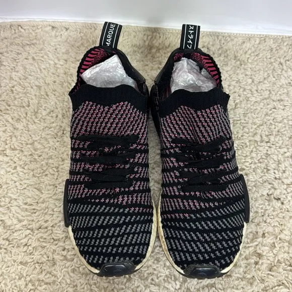 Adidas NMD R1 Black and Pink‎ Sneakers Size 9 Men’s