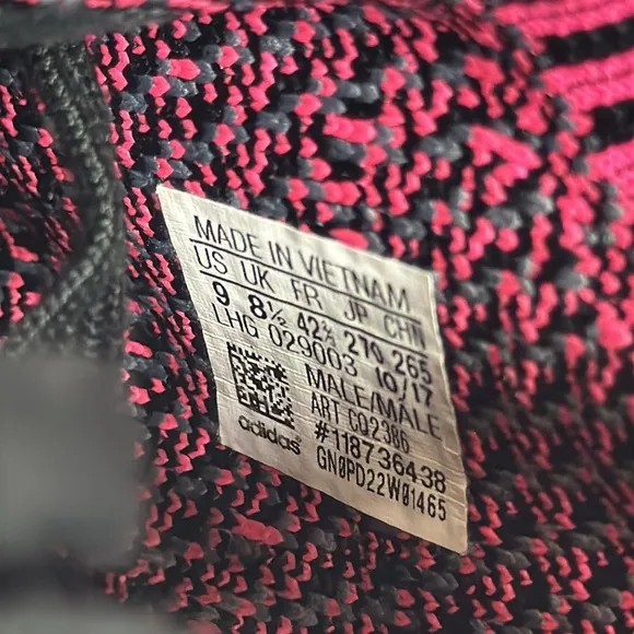 Adidas NMD R1 Black and Pink‎ Sneakers Size 9 Men’s