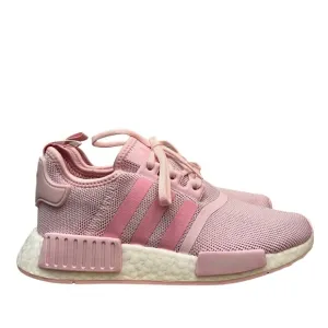 Adidas NMD R1 Light Pink &amp; White Athletic Sneakers 4.5Y W6