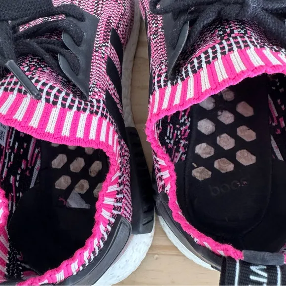 Adidas NMD R1 Primeknit Sneakers in Pink Rose 6.5