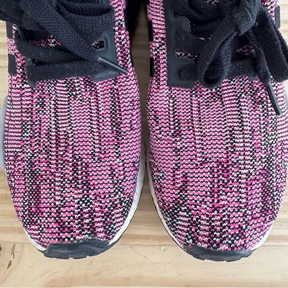 Adidas NMD R1 Primeknit Sneakers in Pink Rose 6.5