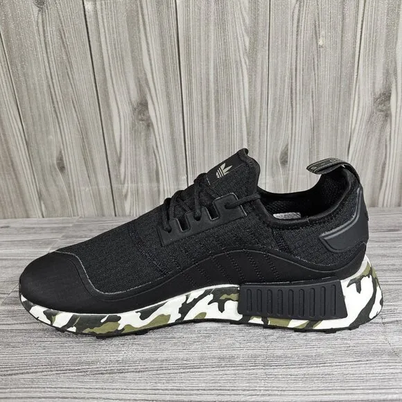 Adidas NMD_R1  TR NMD Boost Black Camouflage Army - IE0521 - Men's size 11.5