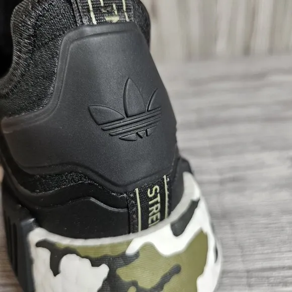 Adidas NMD_R1  TR NMD Boost Black Camouflage Army - IE0521 - Men's size 11.5