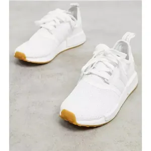 Adidas originals NMD sneakers in triple white size men’s 8 like new
