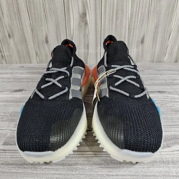 Adidas Originals NMD_S1 Core Black Orange Teal Blue - FZ5706 - Men's Size 10.5