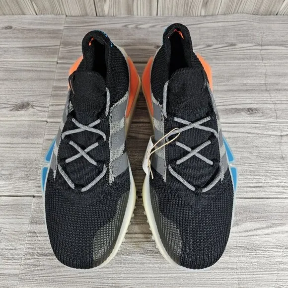 Adidas Originals NMD_S1 Core Black Orange Teal Blue - FZ5706 - Men's Size 10.5