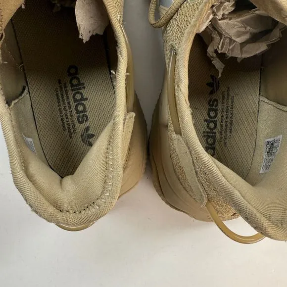 Adidas Originals Ozweego Knit Shoes Mens 11 Beige Running Sneakers Tan GX1539