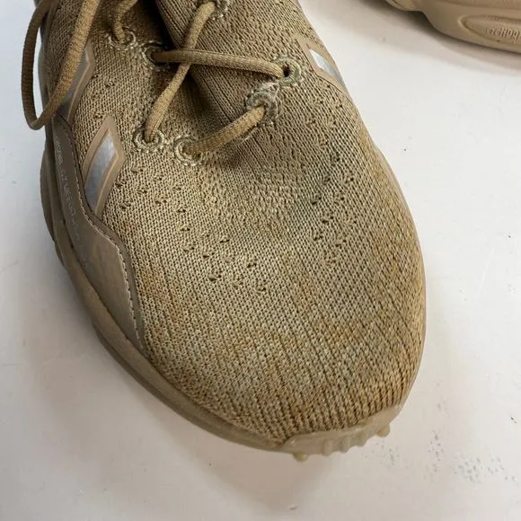 Adidas Originals Ozweego Knit Shoes Mens 11 Beige Running Sneakers Tan GX1539
