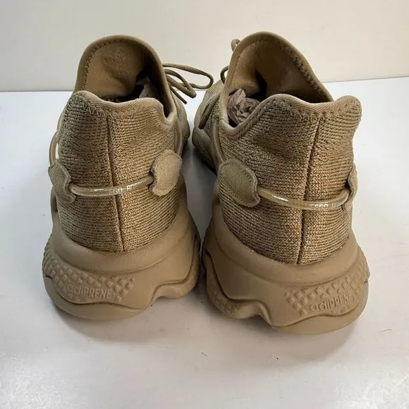 Adidas Originals Ozweego Knit Shoes Mens 11 Beige Running Sneakers Tan GX1539