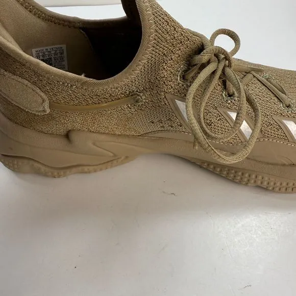 Adidas Originals Ozweego Knit Shoes Mens 11 Beige Running Sneakers Tan GX1539