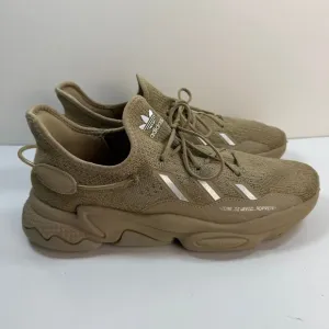Adidas Originals Ozweego Knit Shoes Mens 11 Beige Running Sneakers Tan GX1539