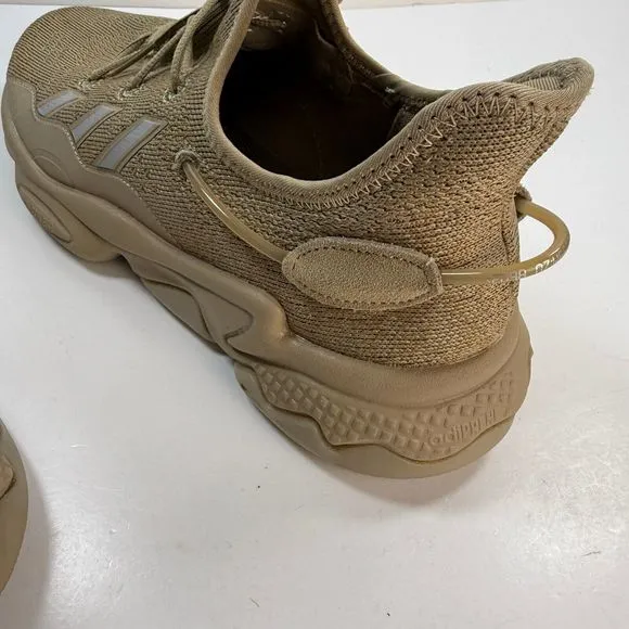 Adidas Originals Ozweego Knit Shoes Mens 11 Beige Running Sneakers Tan GX1539