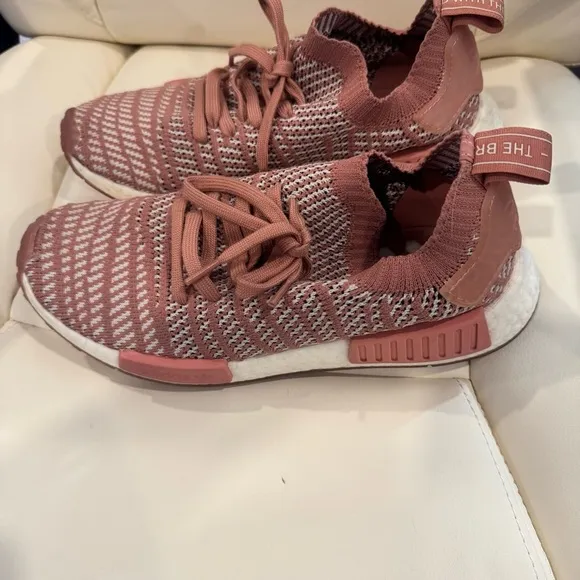 Adidas Pink NMD R1 STLT Primeknit Sneakers