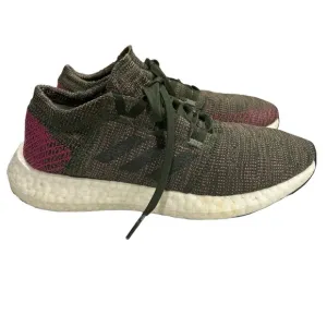 Adidas Pure Boost Go Womens Boost Running Shoe Night Cargo Green Maroon [B75668]