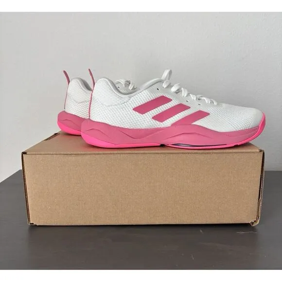Adidas‎ Rapidmove White Lucid Pink Women's Sneakers Size 8.5 NEW