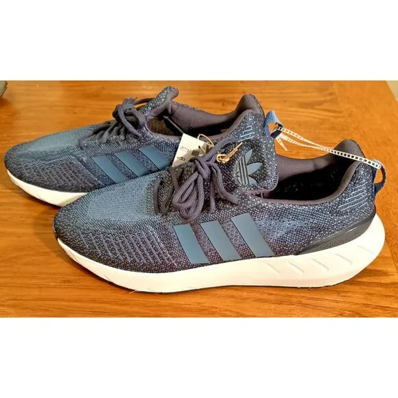 adidas Running shoes men's Swift Run 22 New Size 12 Run Walk Workout B1080 Blue