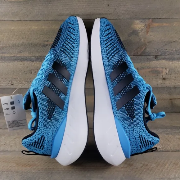 adidas Swift Run 22 Men's Running Casual Shoes Sneakers Sky Blue Black