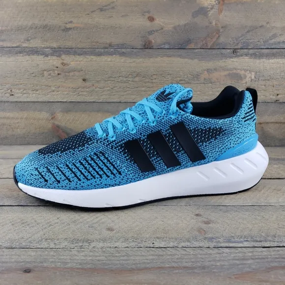 adidas Swift Run 22 Men's Running Casual Shoes Sneakers Sky Blue Black