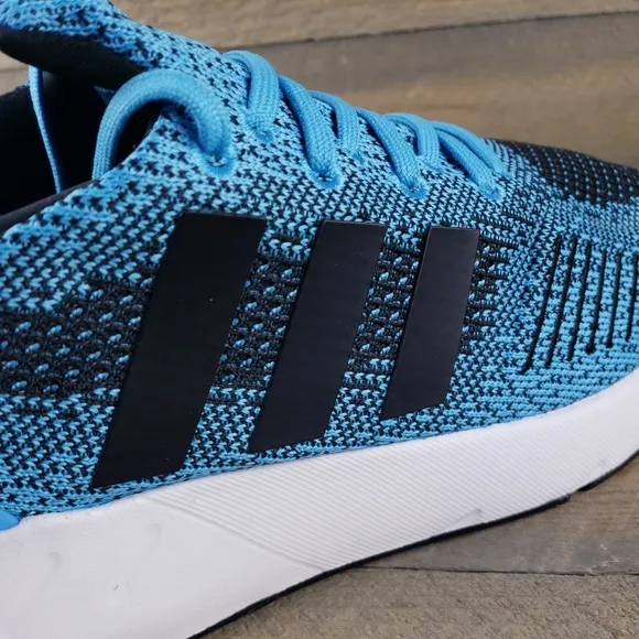 adidas Swift Run 22 Men's Running Casual Shoes Sneakers Sky Blue Black
