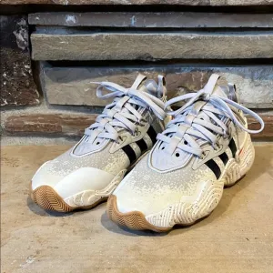 Adidas Trey Young 3 J &quot;Beige Wonder&quot; Basketball Sneakers