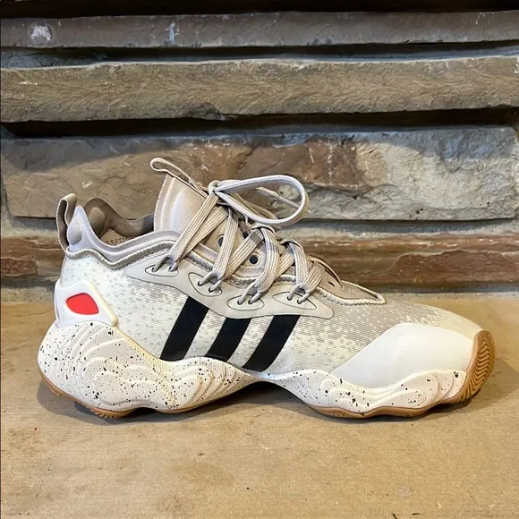 Adidas Trey Young 3 J &quot;Beige Wonder&quot; Basketball Sneakers