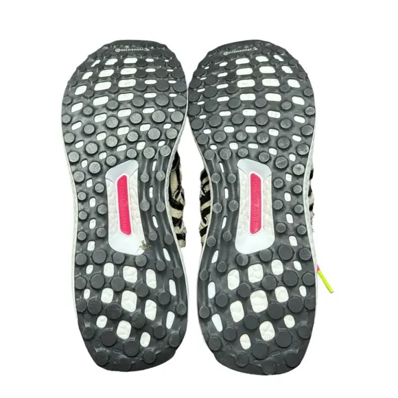 Adidas Ultraboost DNA Faux Zebra Print Hair Men's Sneakers Size 11.5
