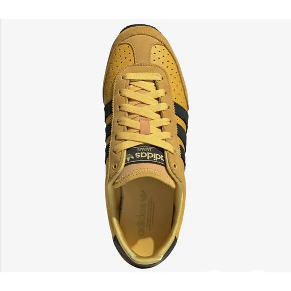 Adidas Unisex Japan “Crew Yellow” Black Stripe JI2665 Men 6.5 Women 8.5 NWT BOX