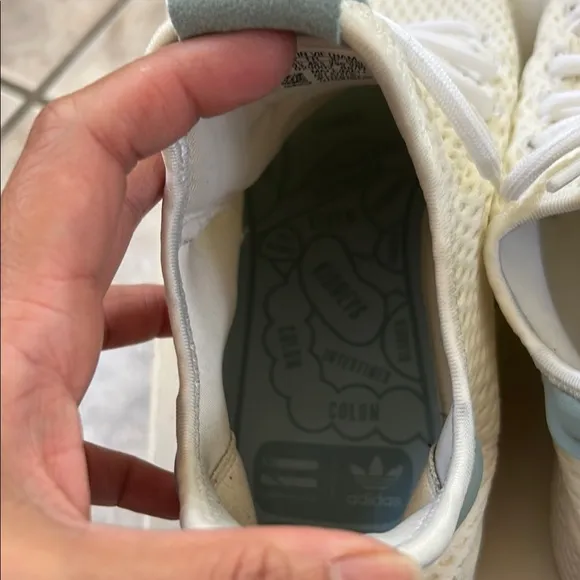 Adidas White Sneakers Modern Sock-Like Fit